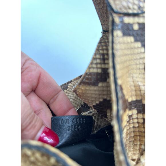 Gucci Vintage Tom Ford Python Bamboo Shoulder Bag [Refurbished] - Picture 10 of 15